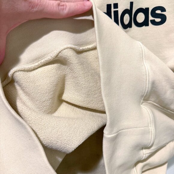 RARE Yeezy Season 5 Adidas Calabasas Kanye Crew Sweatshirt Beige Italy Mens LG - Picture 6 of 16